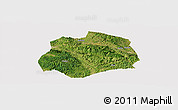 Satellite Panoramic Map of Anlong, cropped outside