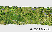 Satellite Panoramic Map of Anlong