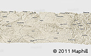Shaded Relief Panoramic Map of Anlong