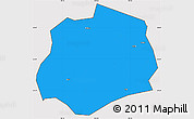 Political Simple Map of Anlong, cropped outside