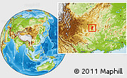 Physical Location Map of Dushan