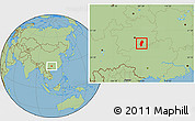 Savanna Style Location Map of Dushan