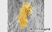 Physical Map of Dushan, desaturated