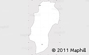 Silver Style Simple Map of Dushan, cropped outside