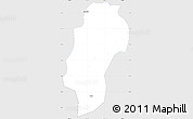 Silver Style Simple Map of Dushan, single color outside