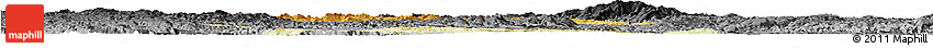 Physical Horizon Map of Huangping, darken, desaturated Physical Horizon Map of Huangping, darken, desaturated
