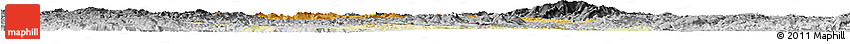 Physical Horizon Map of Huangping, desaturated