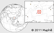 Blank Location Map of Huangping