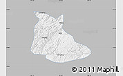 Gray Map of Huangping, single color outside