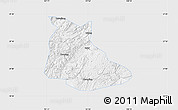 Silver Style Map of Huangping, single color outside