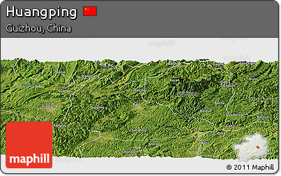 Satellite Panoramic Map of Huangping
