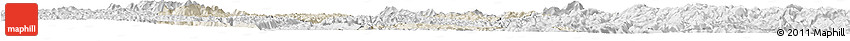 Shaded Relief Horizon Map of Libo, lighten, desaturated Shaded Relief Horizon Map of Libo, lighten, desaturated