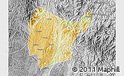 Physical Map of Libo, desaturated