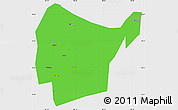 Political Simple Map of Libo, single color outside