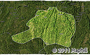 Satellite 3D Map of Pingtang, darken