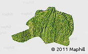 Satellite 3D Map of Pingtang, single color outside