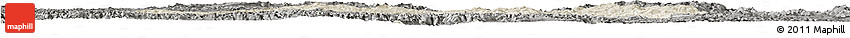 Shaded Relief Horizon Map of Pingtang, darken, semi-desaturated