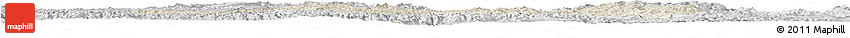Shaded Relief Horizon Map of Pingtang, desaturated