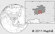 Blank Location Map of Pingtang, highlighted country, highlighted parent region