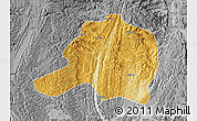 Physical Map of Pingtang, desaturated