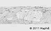 Silver Style Panoramic Map of Pingtang