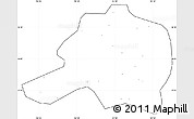 Blank Simple Map of Pingtang, cropped outside, no labels