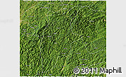 Satellite 3D Map of Rongjiang