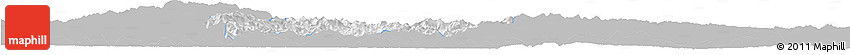 Gray Horizon Map of Rongjiang, single color outside