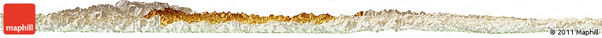 Physical Horizon Map of Rongjiang, lighten