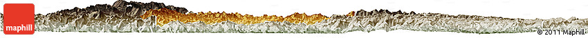 Physical Horizon Map of Rongjiang, semi-desaturated