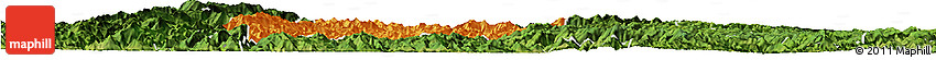 Political Horizon Map of Rongjiang, satellite outside