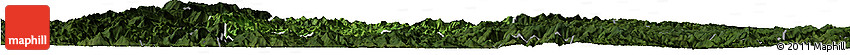 Satellite Horizon Map of Rongjiang, darken
