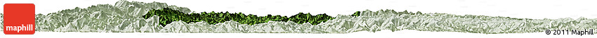 Satellite Horizon Map of Rongjiang, lighten