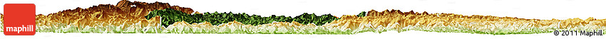 Satellite Horizon Map of Rongjiang, physical outside