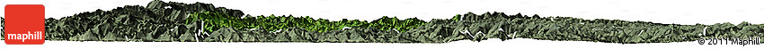 Satellite Horizon Map of Rongjiang, semi-desaturated