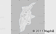 Gray Map of Rongjiang, single color outside