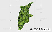 Satellite Map of Rongjiang, single color outside