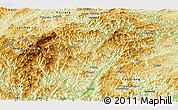 Physical Panoramic Map of Rongjiang