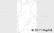 Blank Simple Map of Rongjiang