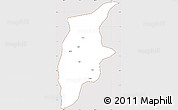 Classic Style Simple Map of Rongjiang, cropped outside