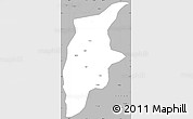 Gray Simple Map of Rongjiang