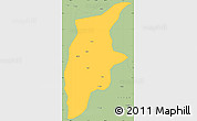 Savanna Style Simple Map of Rongjiang