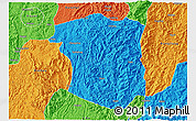 Political 3D Map of Sandu