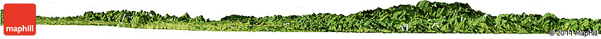 Satellite Horizon Map of Sandu
