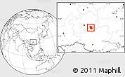 Blank Location Map of Sandu