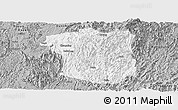 Gray Panoramic Map of Sandu