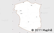 Classic Style Simple Map of Sandu, cropped outside