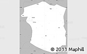 Gray Simple Map of Sandu