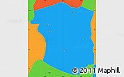 Political Simple Map of Sandu