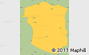 Savanna Style Simple Map of Sandu